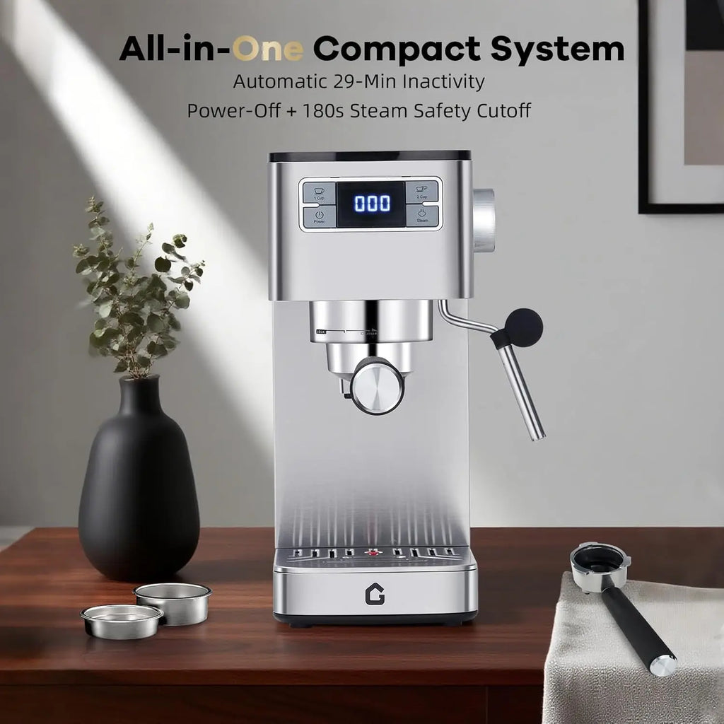 Machine à expresso 20 bars avec buse vapeur – CLEVI Paris