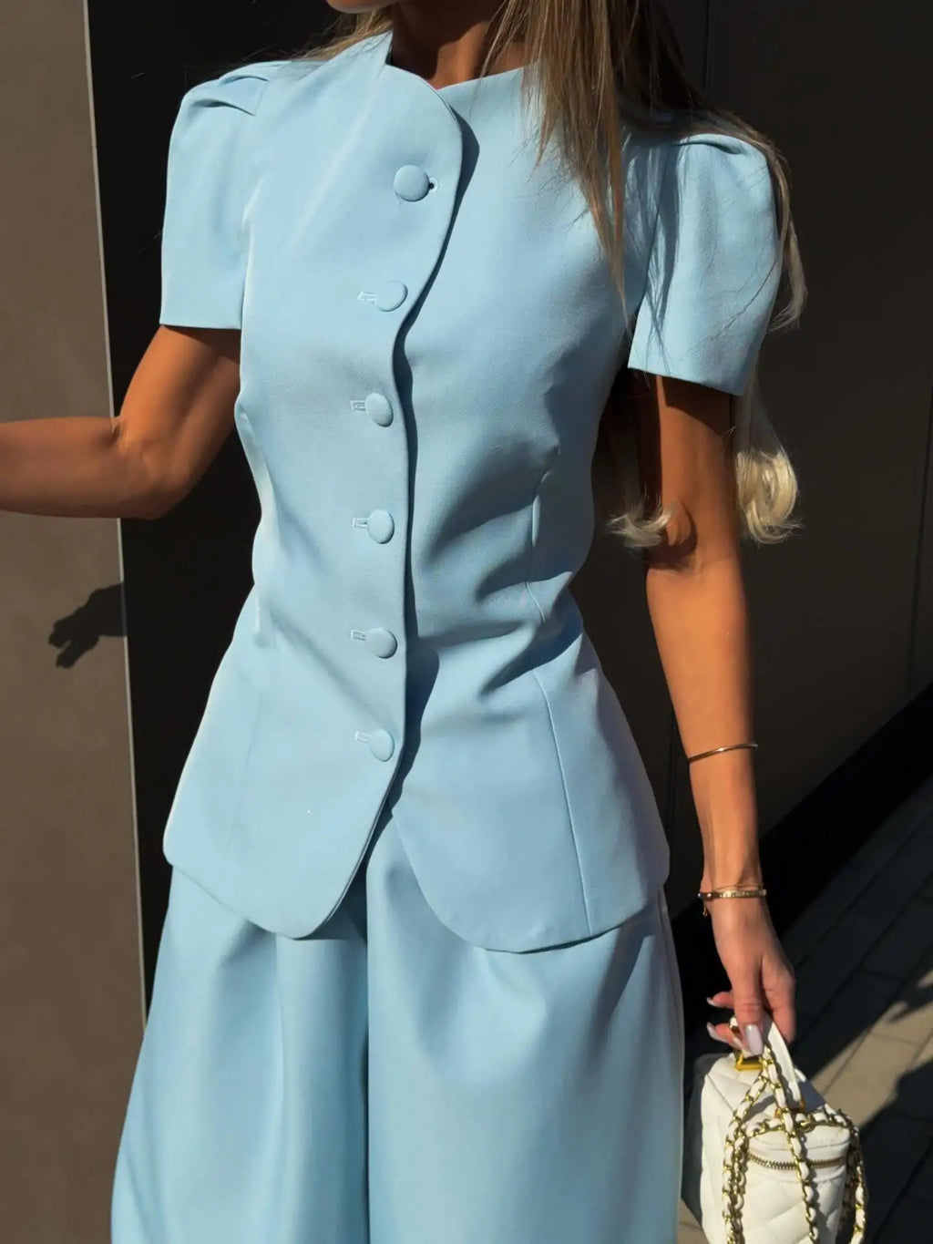 Ensemble 2 pièces femme chemise et pantalon – CLEVI Paris