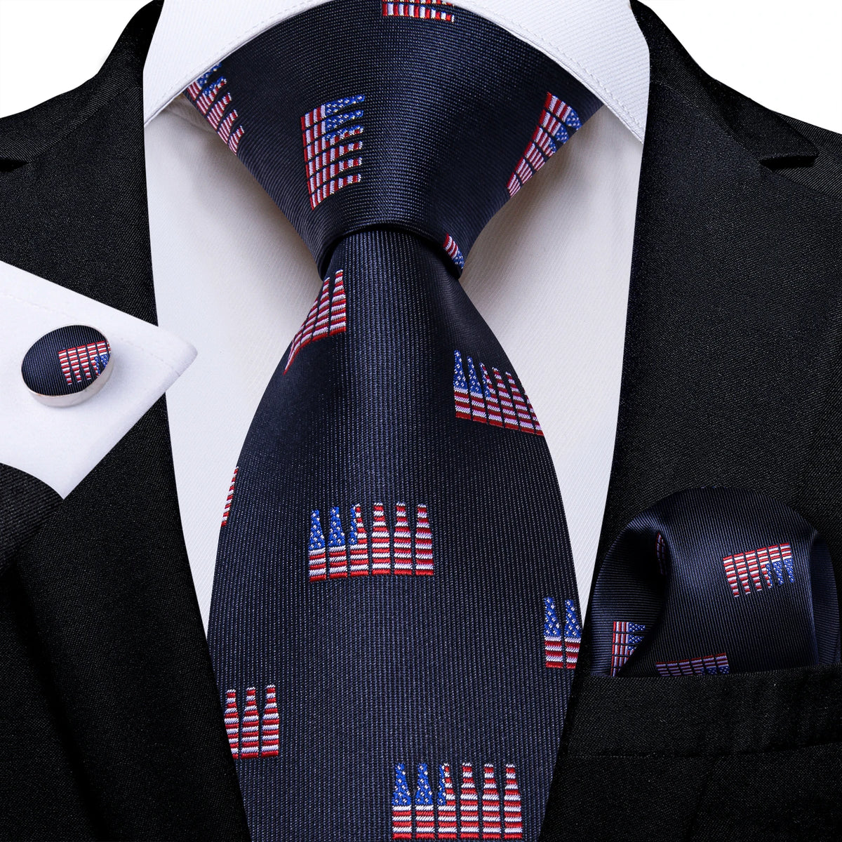 Coffret cravate homme paisley, pochette et boutons – CLEVI Paris