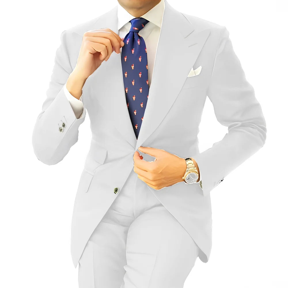 Costume homme formel, coupe droite – CLEVI Paris