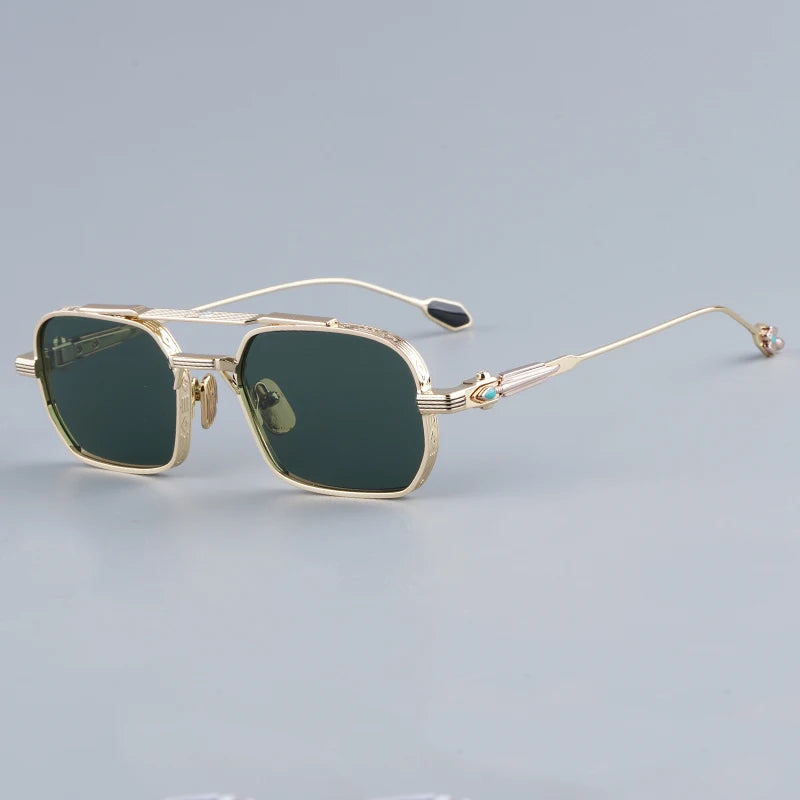 Lunettes de Soleil Carrées Façon Main Deaver UV400 Unisexe – CLEVI Paris