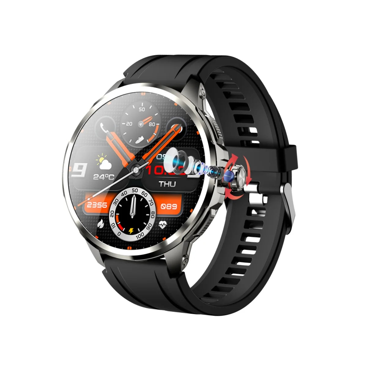 Montre Android H99 AMOLED avec caméra – CLEVI Paris