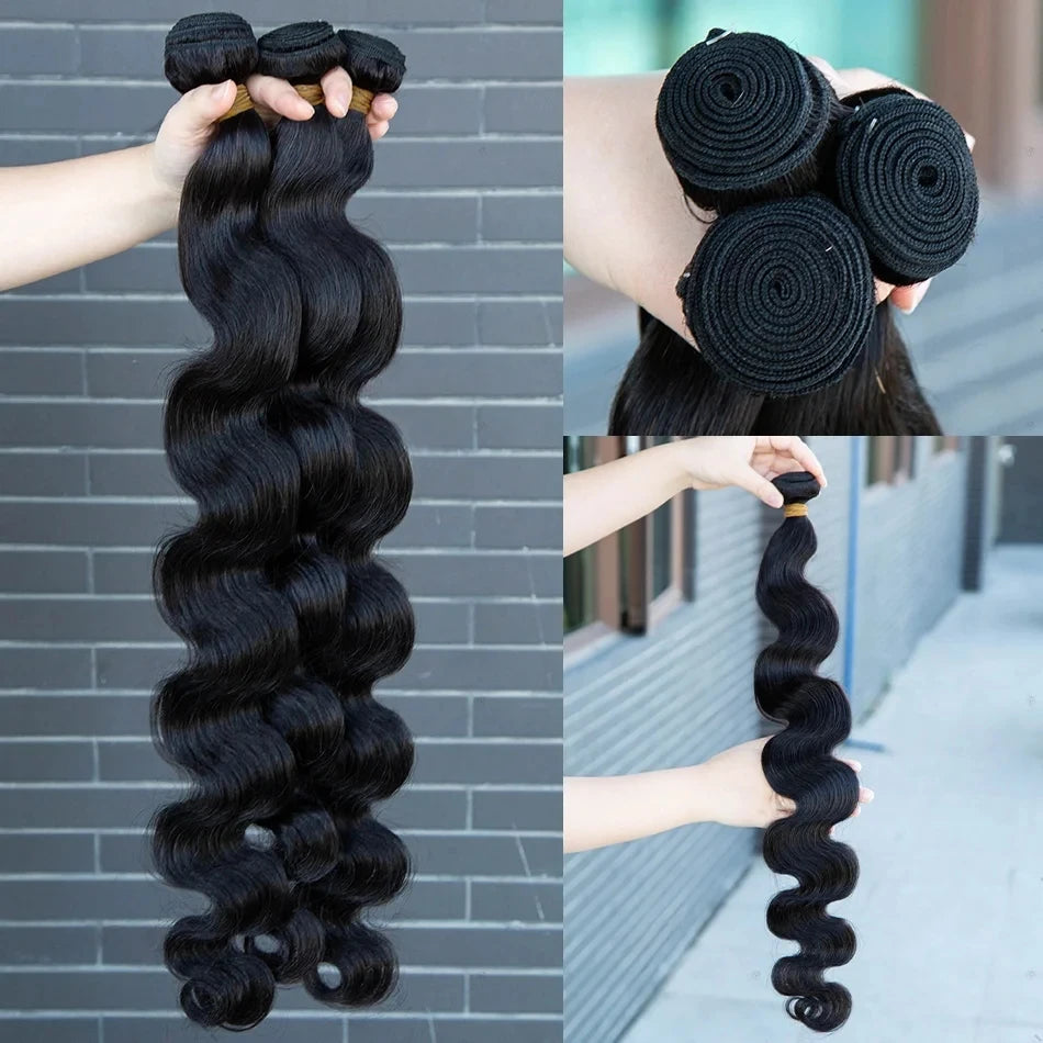 Mèches Body Wave Cheveux Humains Remy Brésilien – CLEVI Paris