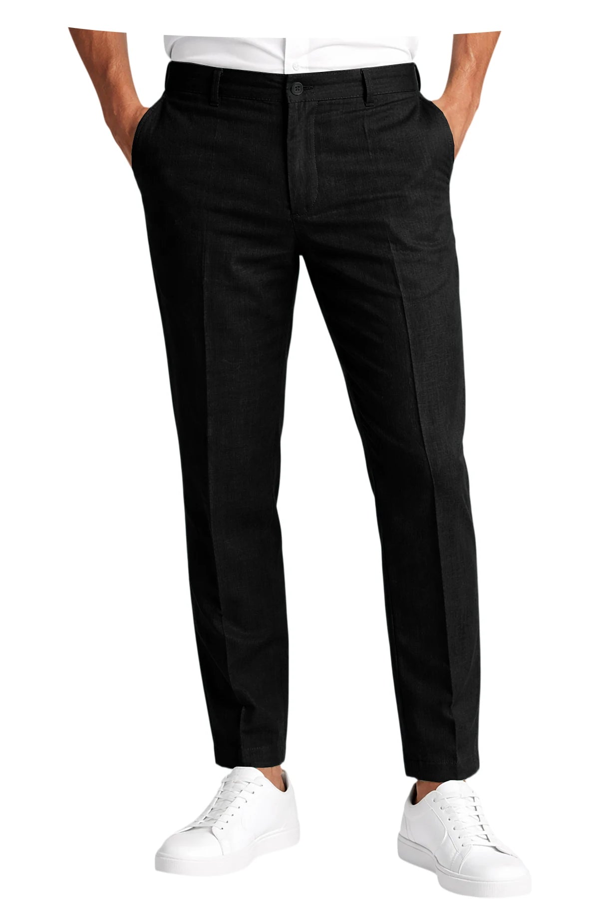 Pantalon homme en lin coupe slim – CLEVI Paris