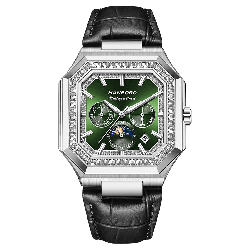 Montre automatique carrée HANBORO – CLEVI Paris