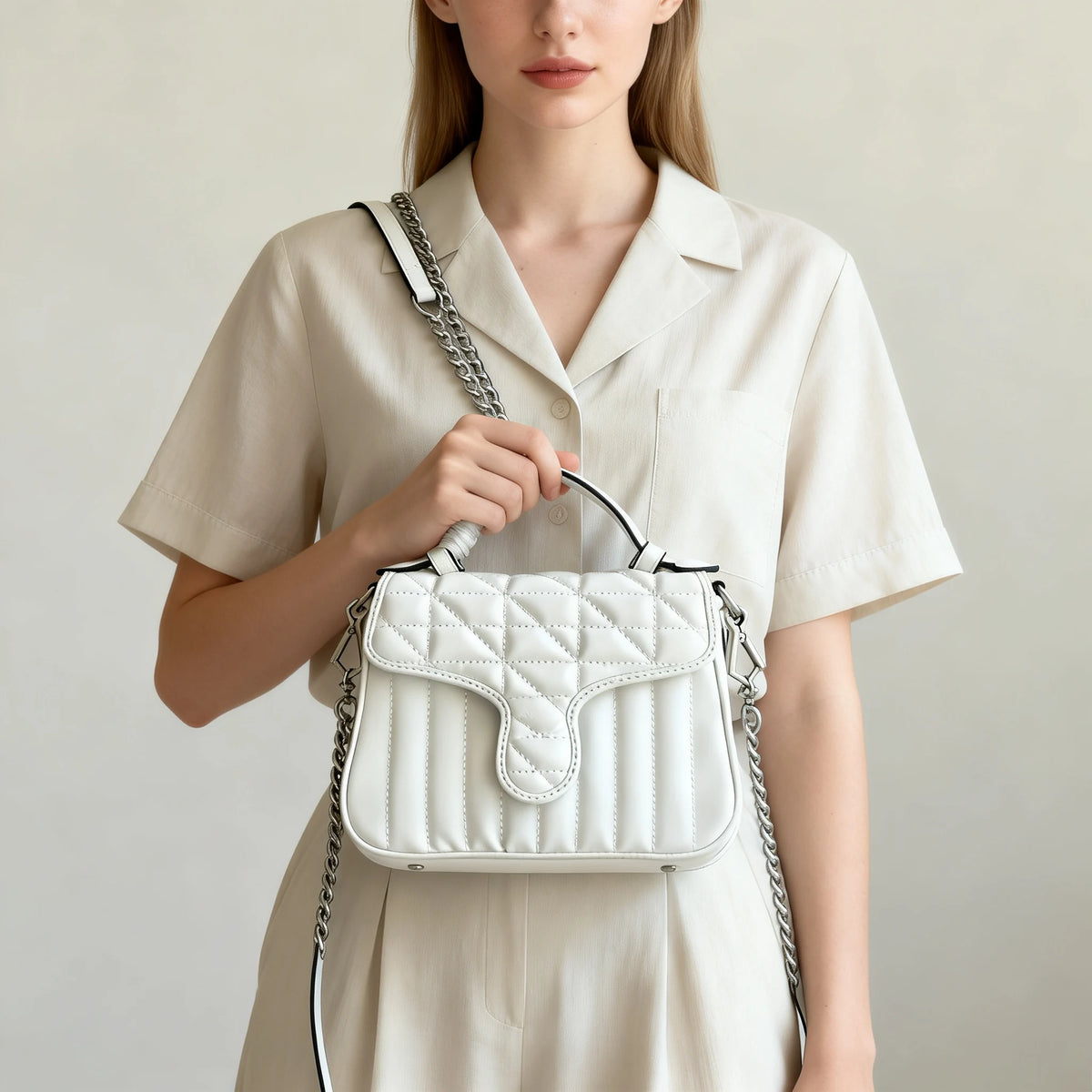 Sac baguette en cuir pour femme – CLEVI Paris