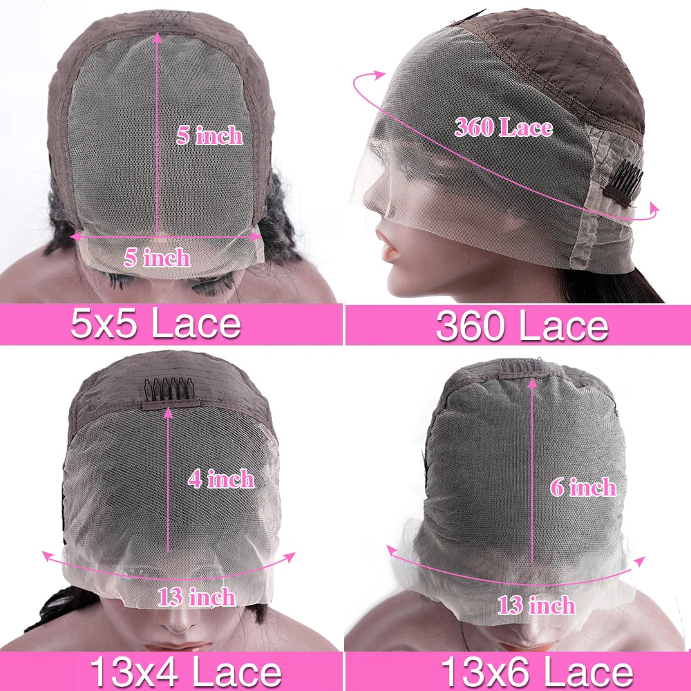 Perruque Body Wave HD Lace 360 13x4 13x6 Cheveux Femme – CLEVI Paris