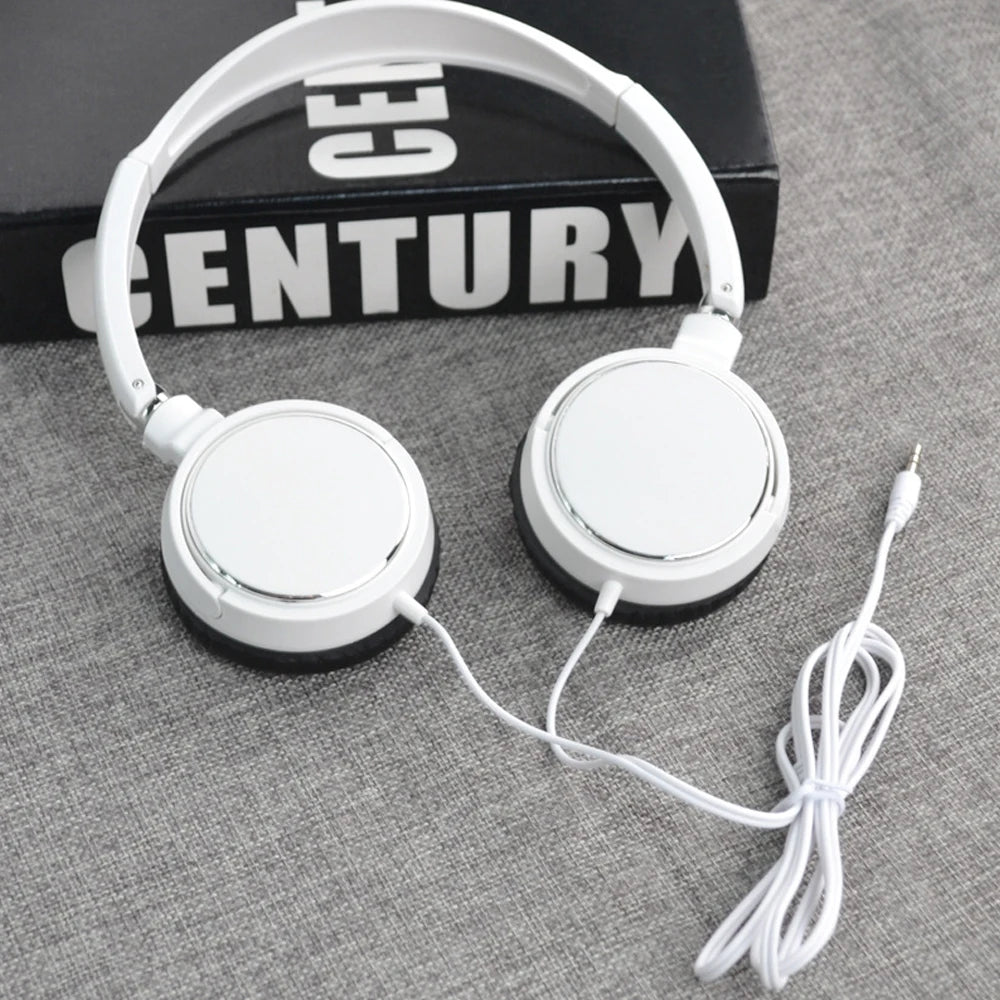 Casque Filaire Pliable Jack 3,5mm Basses Stéréo 40mm – CLEVI Paris