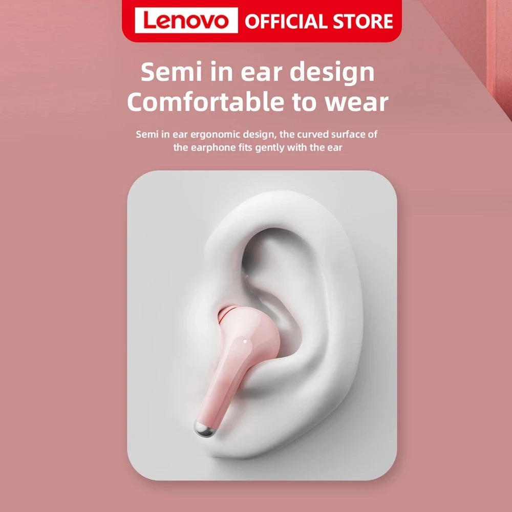Écouteurs TWS Lenovo LP40 Pro Bluetooth 5.1 IPX5 25h – CLEVI Paris