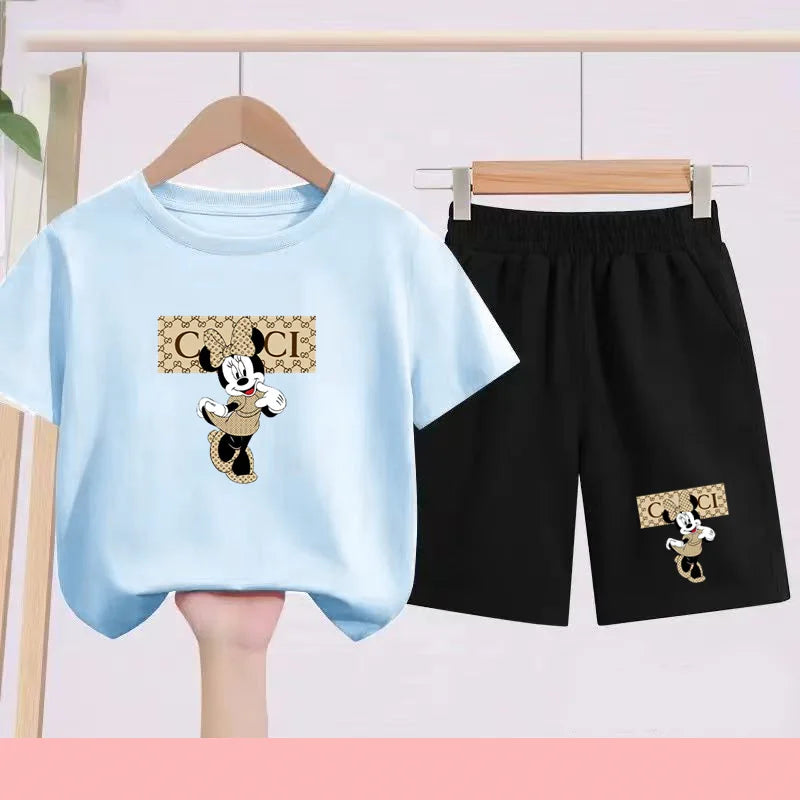 Ensemble enfant décontracté haut et short – CLEVI Paris