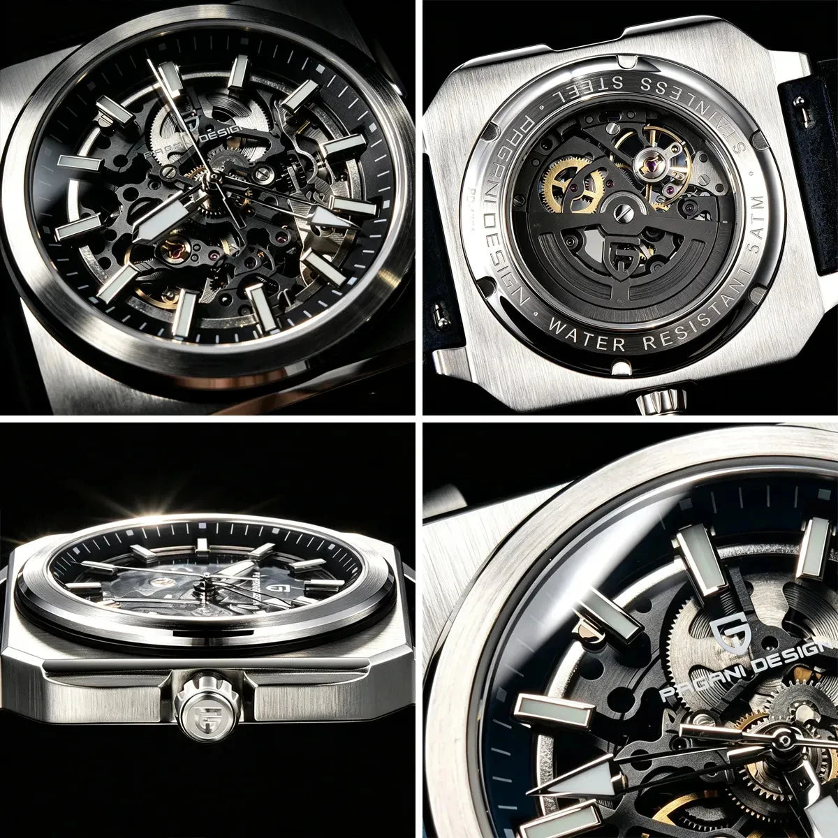 Montre Homme Automatique Squelette Sport Pagani Design PD-1791 – CLEVI Paris