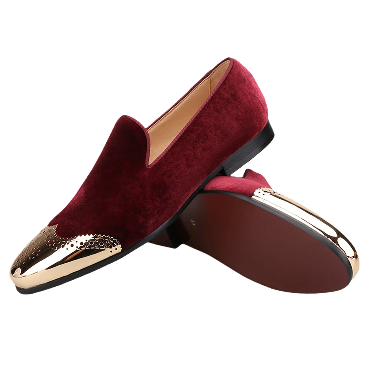 Loafers Velours Boucle Métal Gentleman Homme – CLEVI Paris