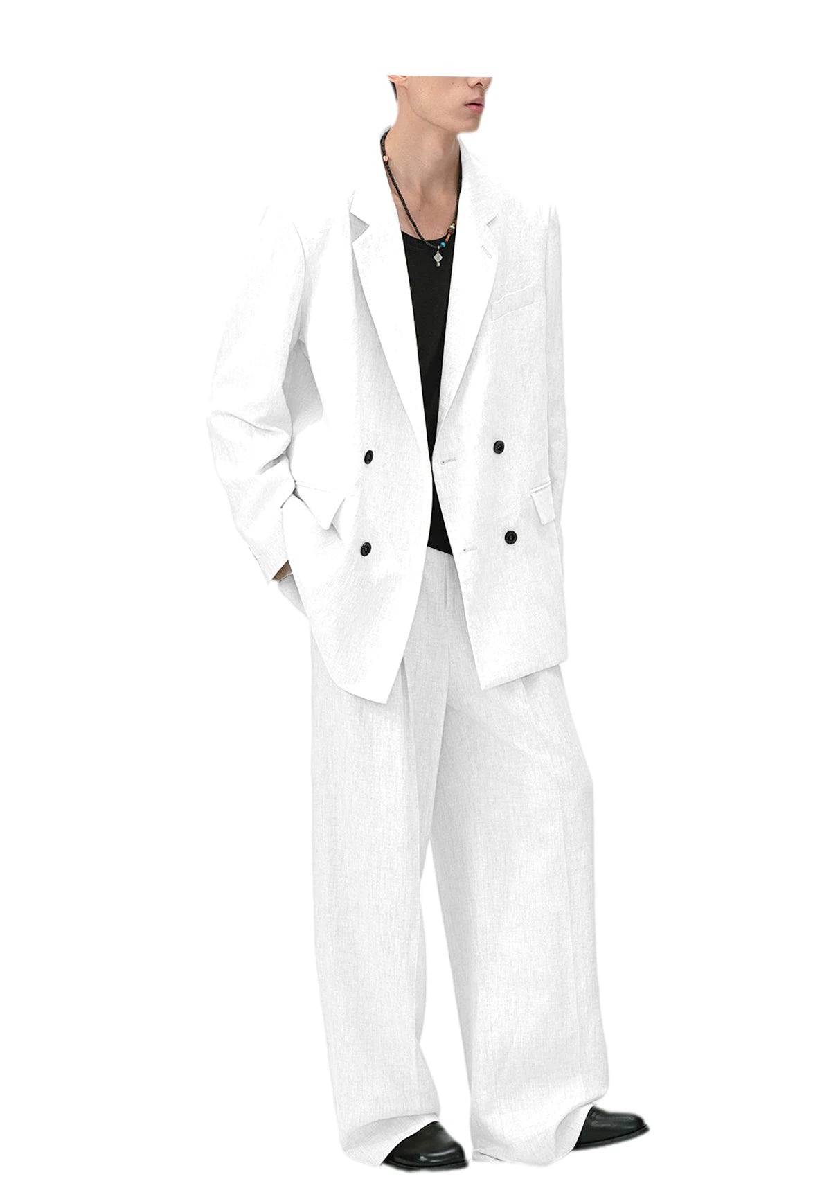 Costume homme en lin 2 pièces – CLEVI Paris