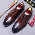 Oxford Cuir de Vache Sculpté Style Britannique Homme Imperméable Rehaussant Mariage Bureau – CLEVI Paris