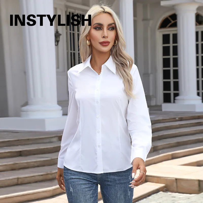 Chemisier uni à boutons femme – CLEVI Paris