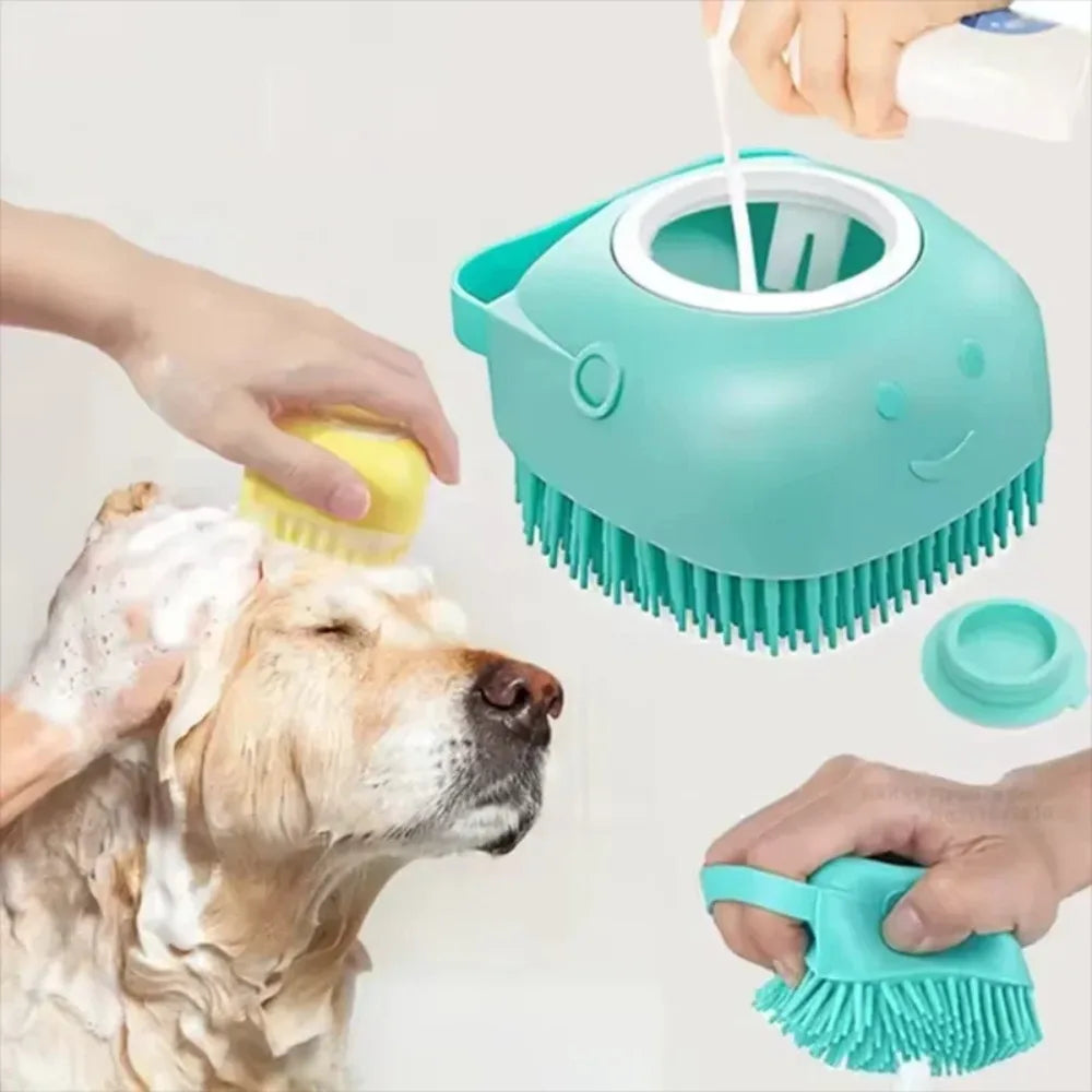 Brosse de bain et massage chien et chat – CLEVI Paris