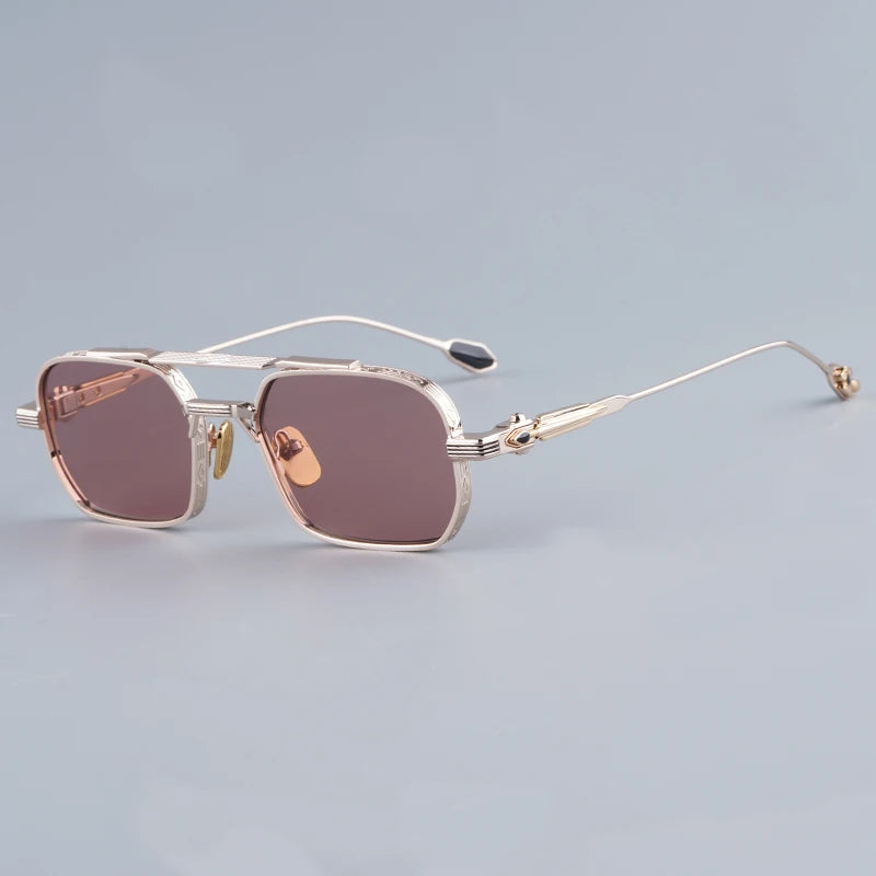 Lunettes de Soleil Carrées Façon Main Deaver UV400 Unisexe – CLEVI Paris