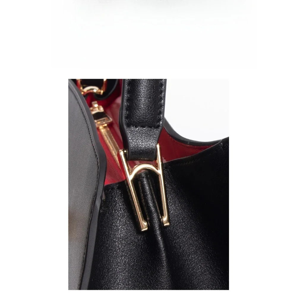 Sac Épaule Femme Cuir Véritable Luxe Minimaliste 32x11x15,5cm – CLEVI Paris