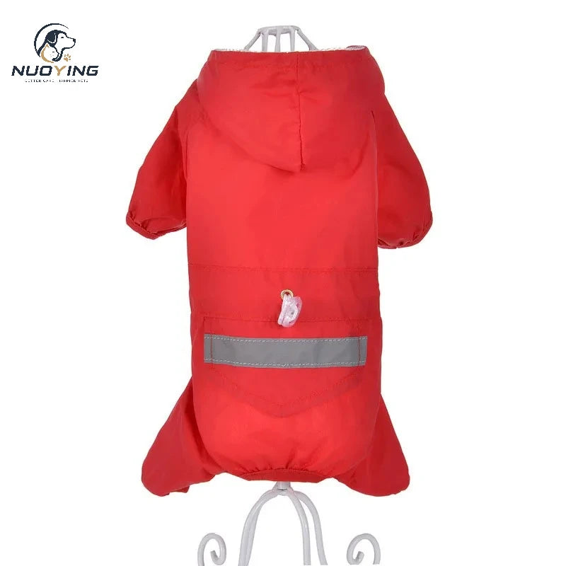 Imperméable à capuche pour chien en polyester – CLEVI Paris