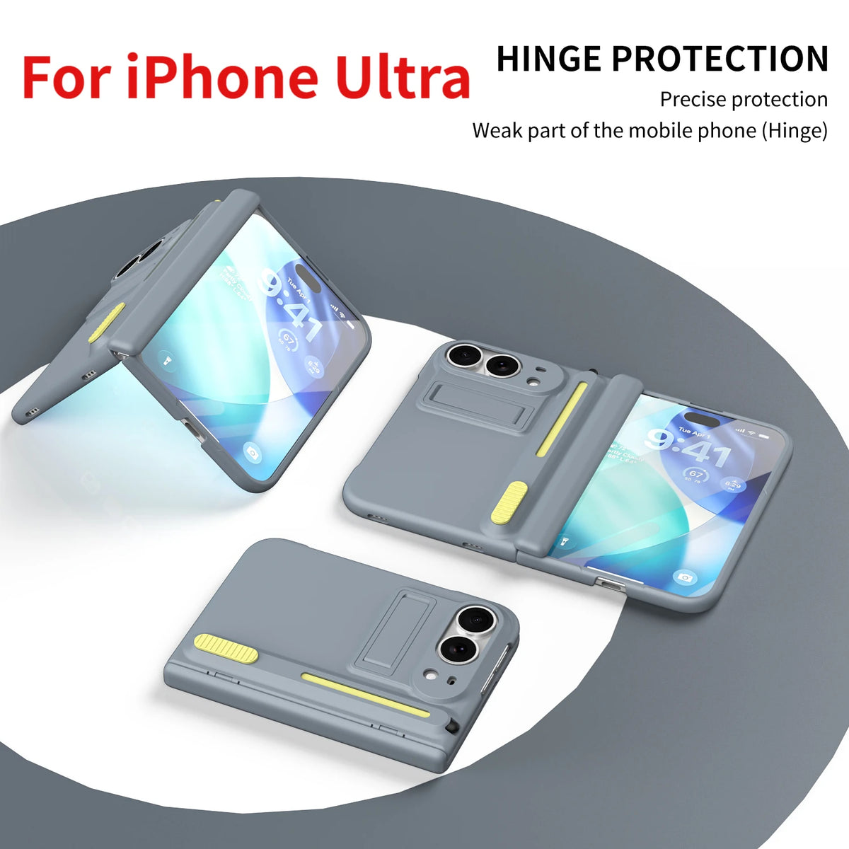 Étui iPhone Duo avec support et charnière – CLEVI Paris