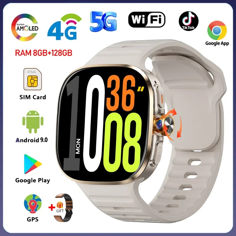Montre Connectée 4G Android 9.0 Caméra – CLEVI Paris