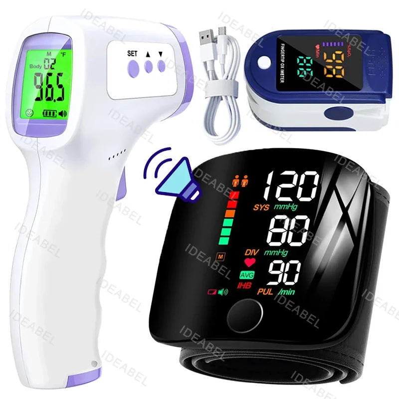 Tensiomètre Poignet LCD Vocal Rechargeable – CLEVI Paris