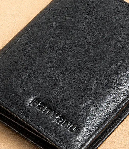 Portefeuille Court Homme Cuir Véritable Anti-RFID Multifonction 8 Coloris – CLEVI Paris