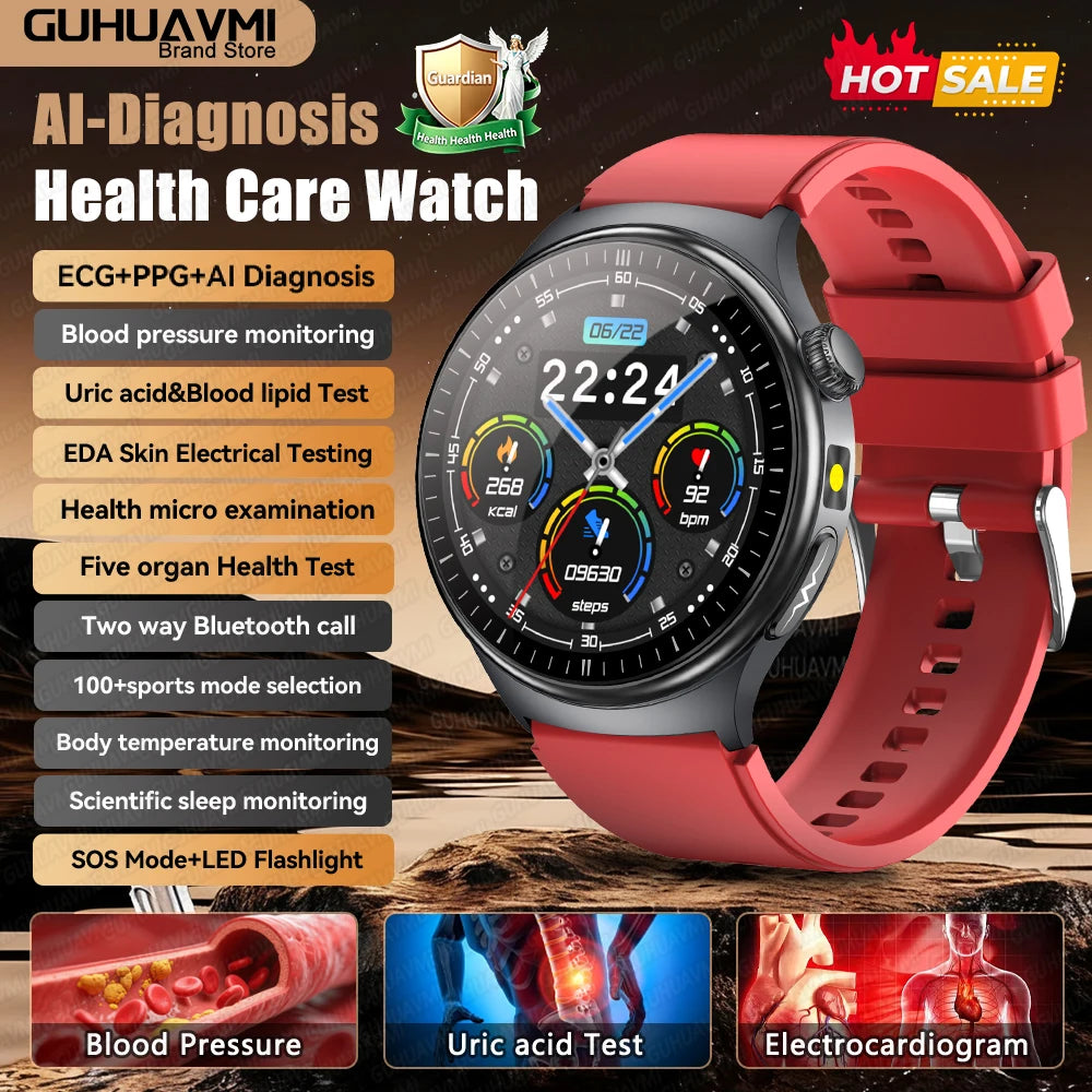 Montre GUHUAVMI ET475 AMOLED Bluetooth – CLEVI Paris