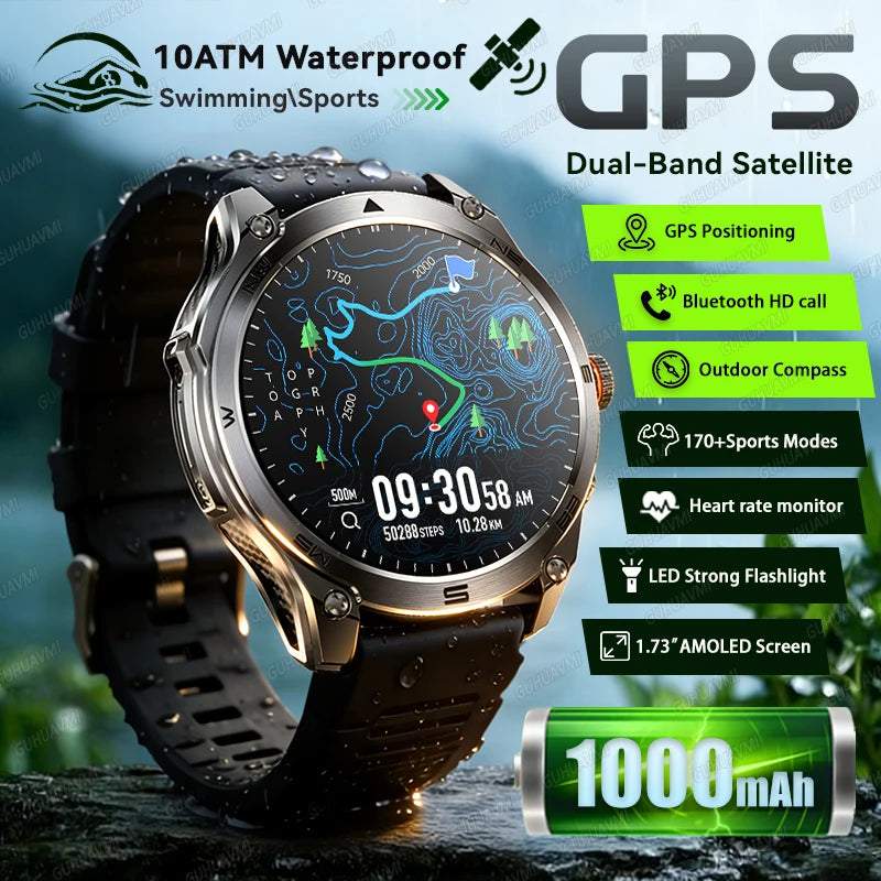 Montre connectée GUHUAVMI M70 AMOLED – CLEVI Paris