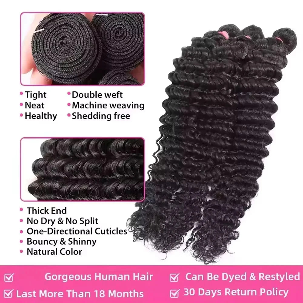 Extensions Deep Wave Remy Hair Brésilien – CLEVI Paris