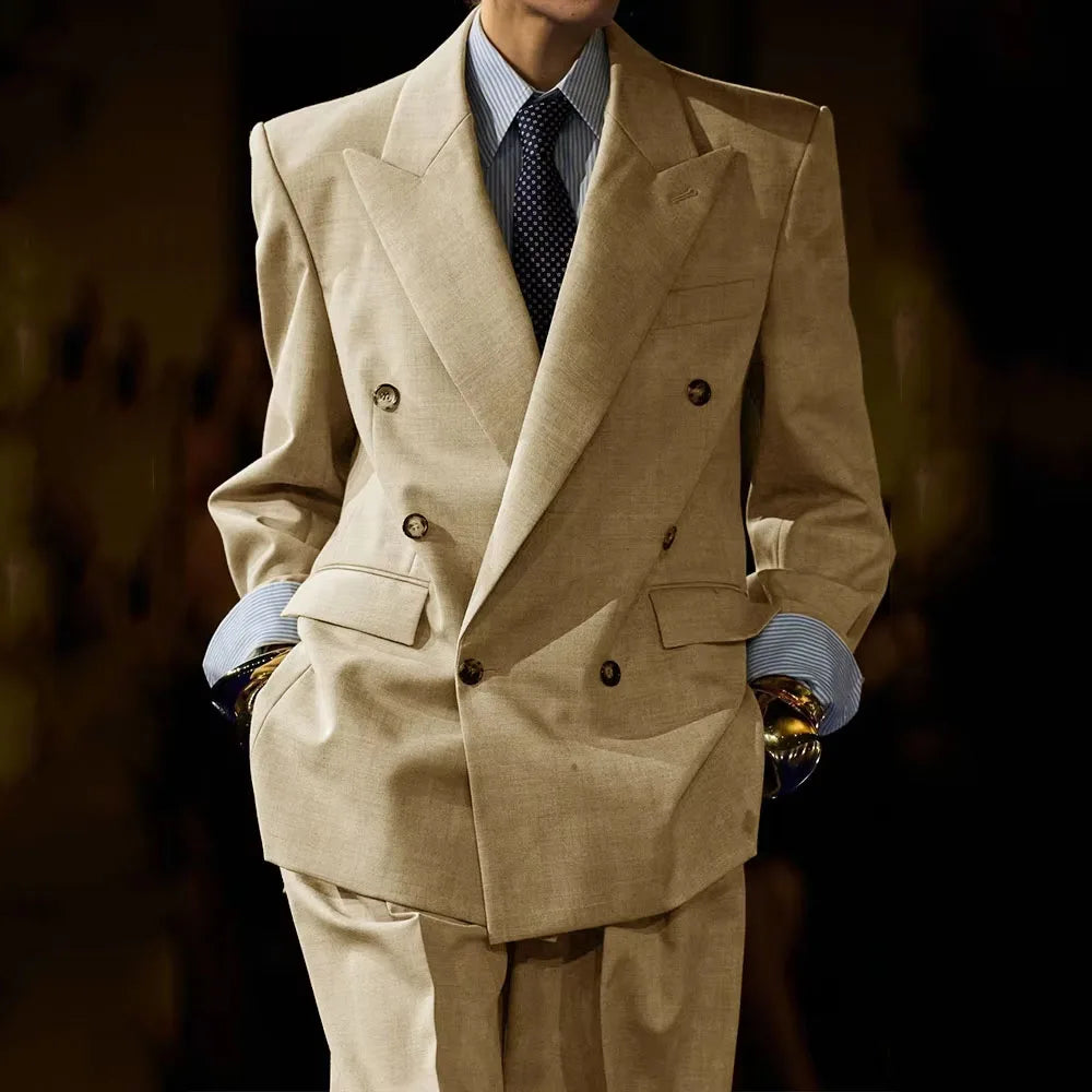 Costume homme 2 pièces coton et lin – CLEVI Paris