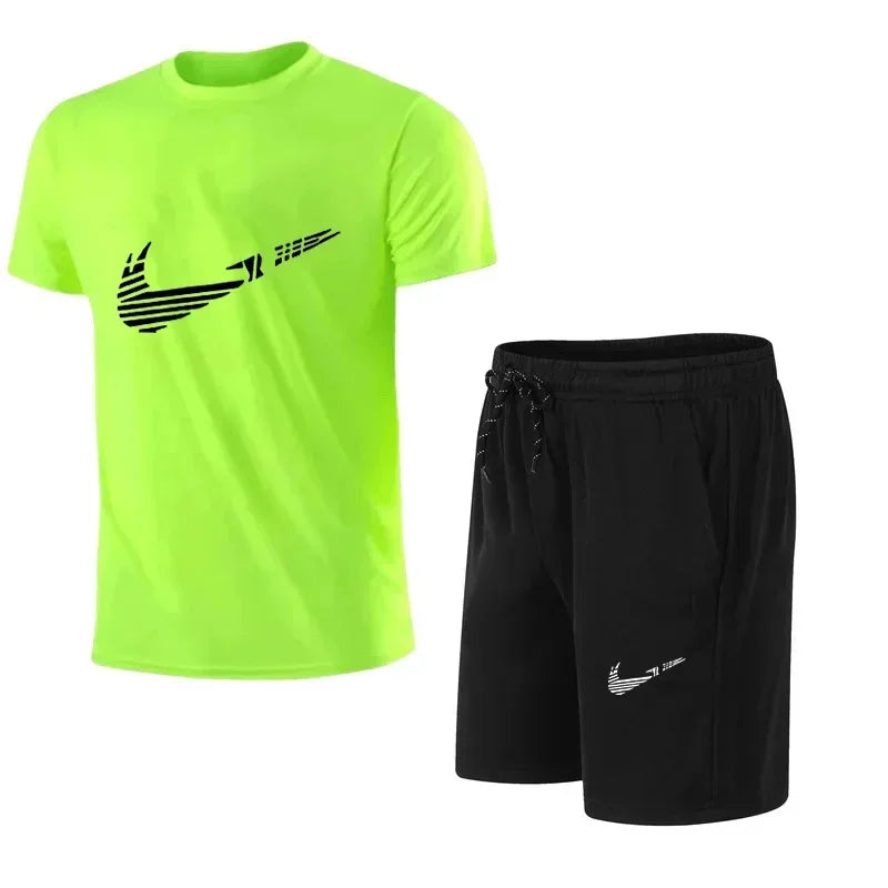 Ensemble homme T-shirt et short imprimé – CLEVI Paris