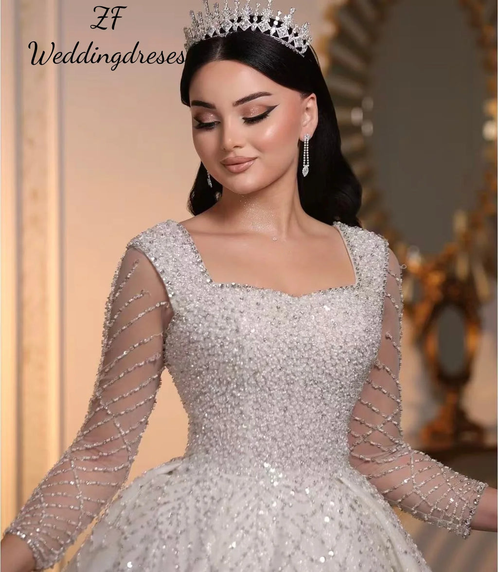 Robe de mariée princesse sans manches – CLEVI Paris