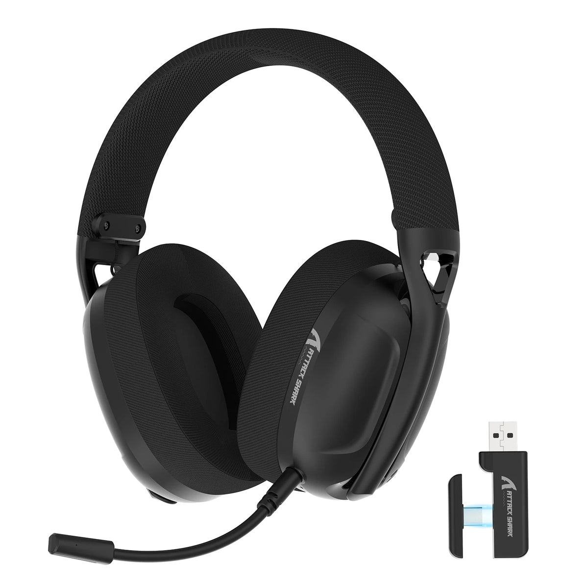 Casque Gaming Attack Shark L80 Tri-Mode Sans Fil – CLEVI Paris