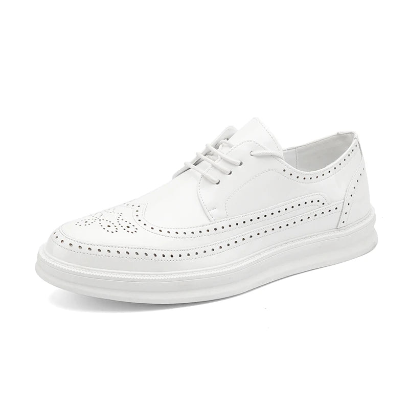 Derby Brogue Cuir Homme | Lacets Bout Rond Business & Mariage – CLEVI Paris