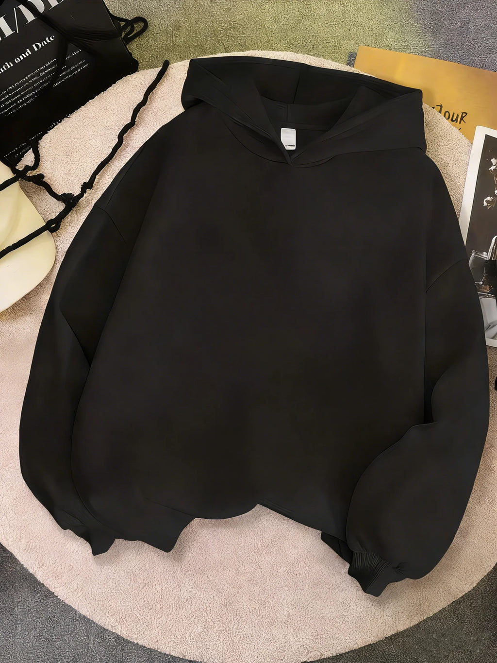Sweat à capuche enfant uni unisexe – CLEVI Paris
