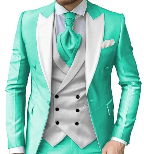 Costume homme 3 pièces polyester-viscose – CLEVI Paris