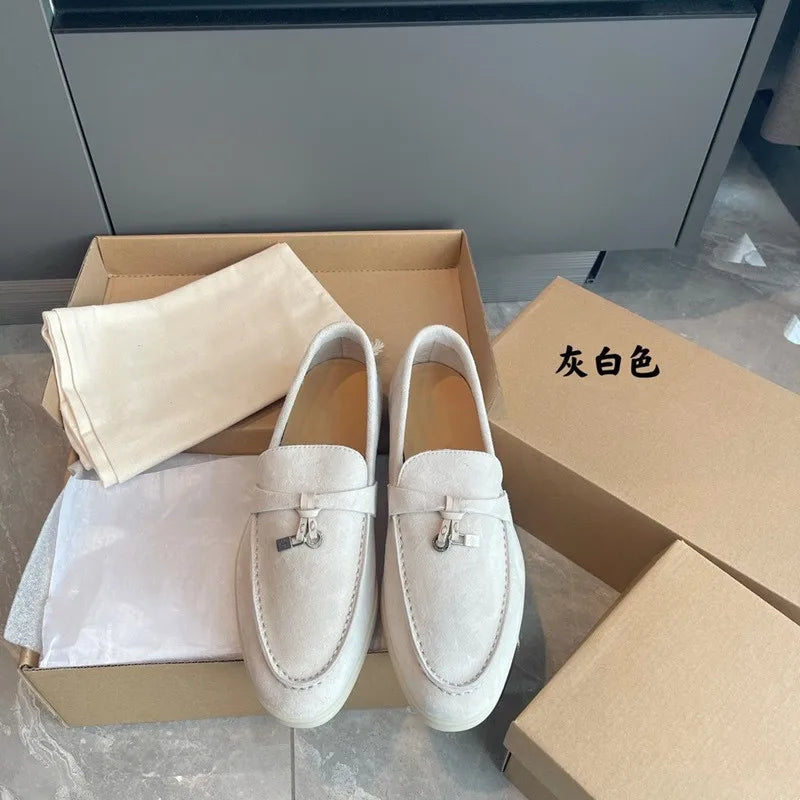 Mocassins unisexes en microfibre – CLEVI Paris