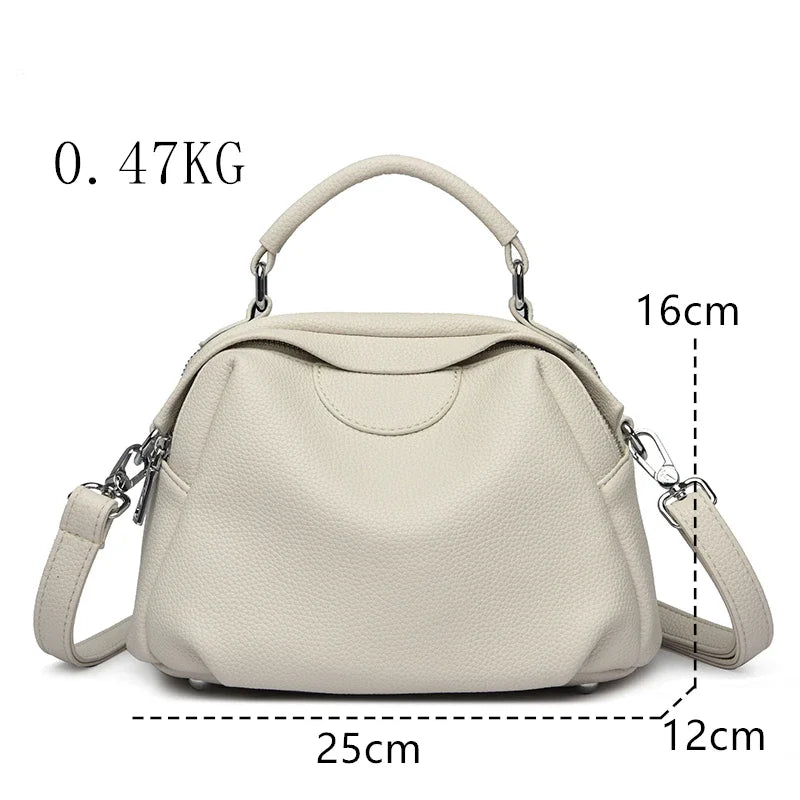 Sac fourre-tout femme à poches zippées – CLEVI Paris
