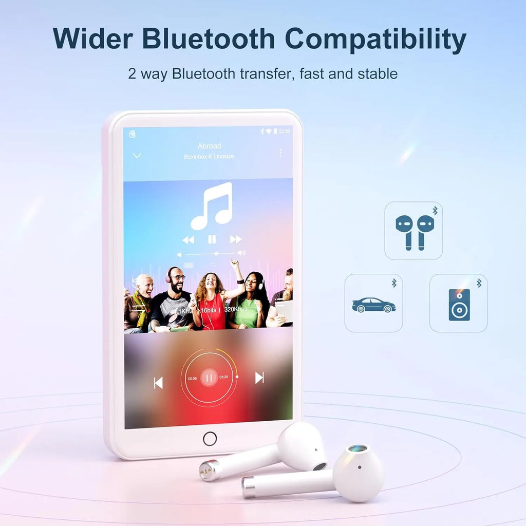 Lecteur MP3 MP4 Android 9.0 WiFi & Bluetooth – Écran 4", Spotify, 16 Go | MECHEN H1 Pro