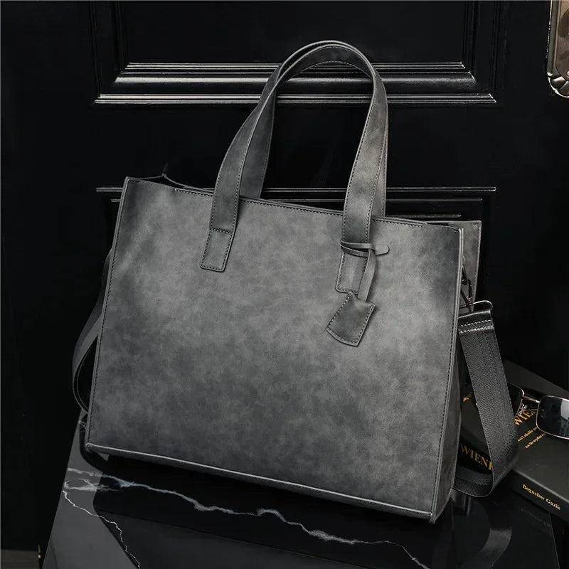 Sac Cabas Unisexe PU Multifonction Grande Capacité 41x32x10cm – CLEVI Paris