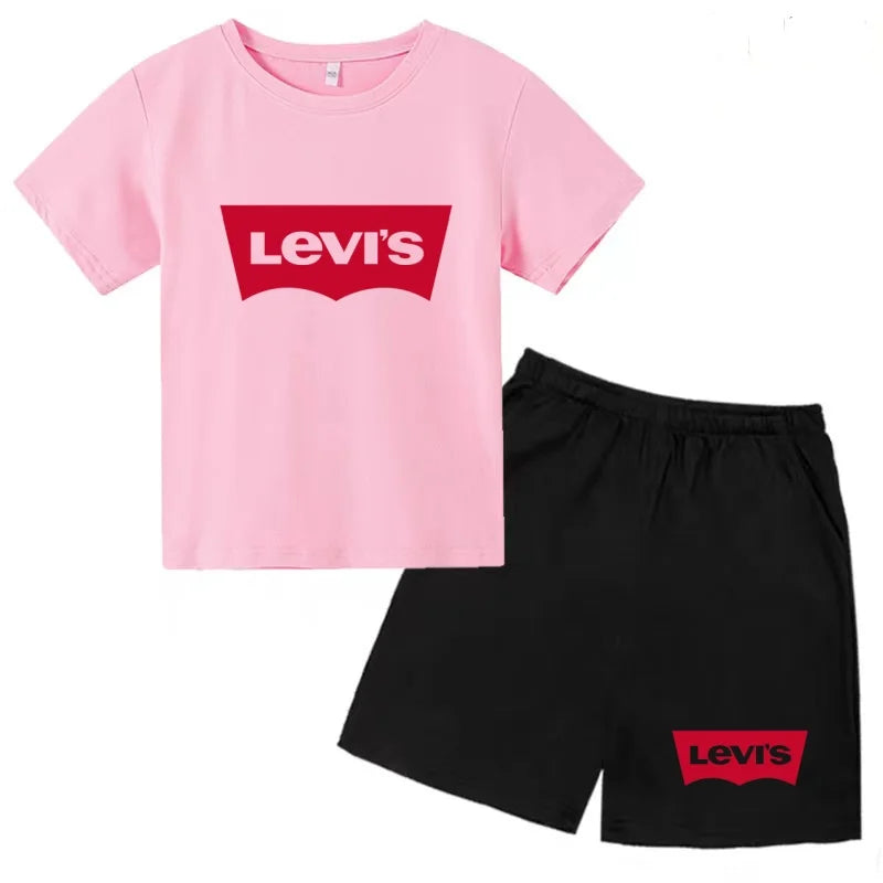 Ensemble enfant t-shirt et short imprimé – CLEVI Paris