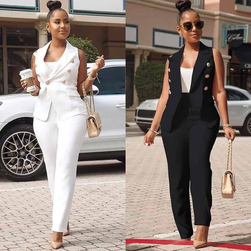 Ensemble blazer et pantalon femme – CLEVI Paris