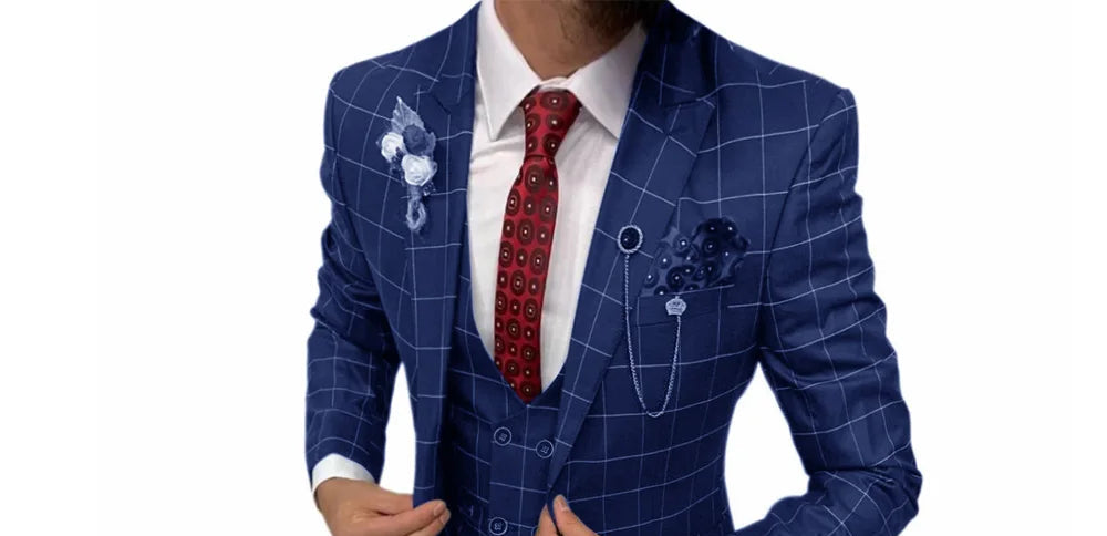 Costume homme 3 pièces, coupe droite – CLEVI Paris