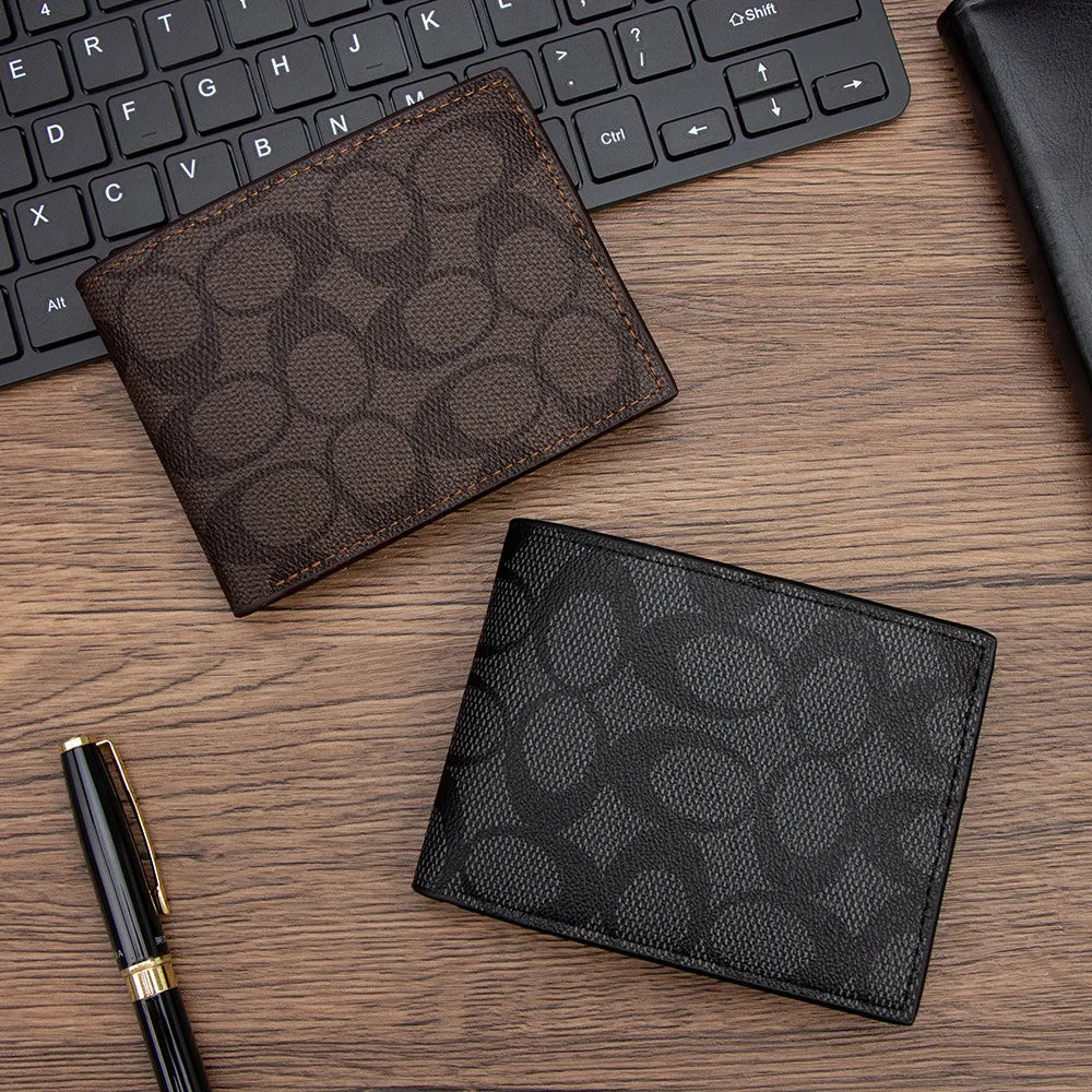 Portefeuille Compact Homme Synthétique Gaufré Porte-Cartes – CLEVI Paris