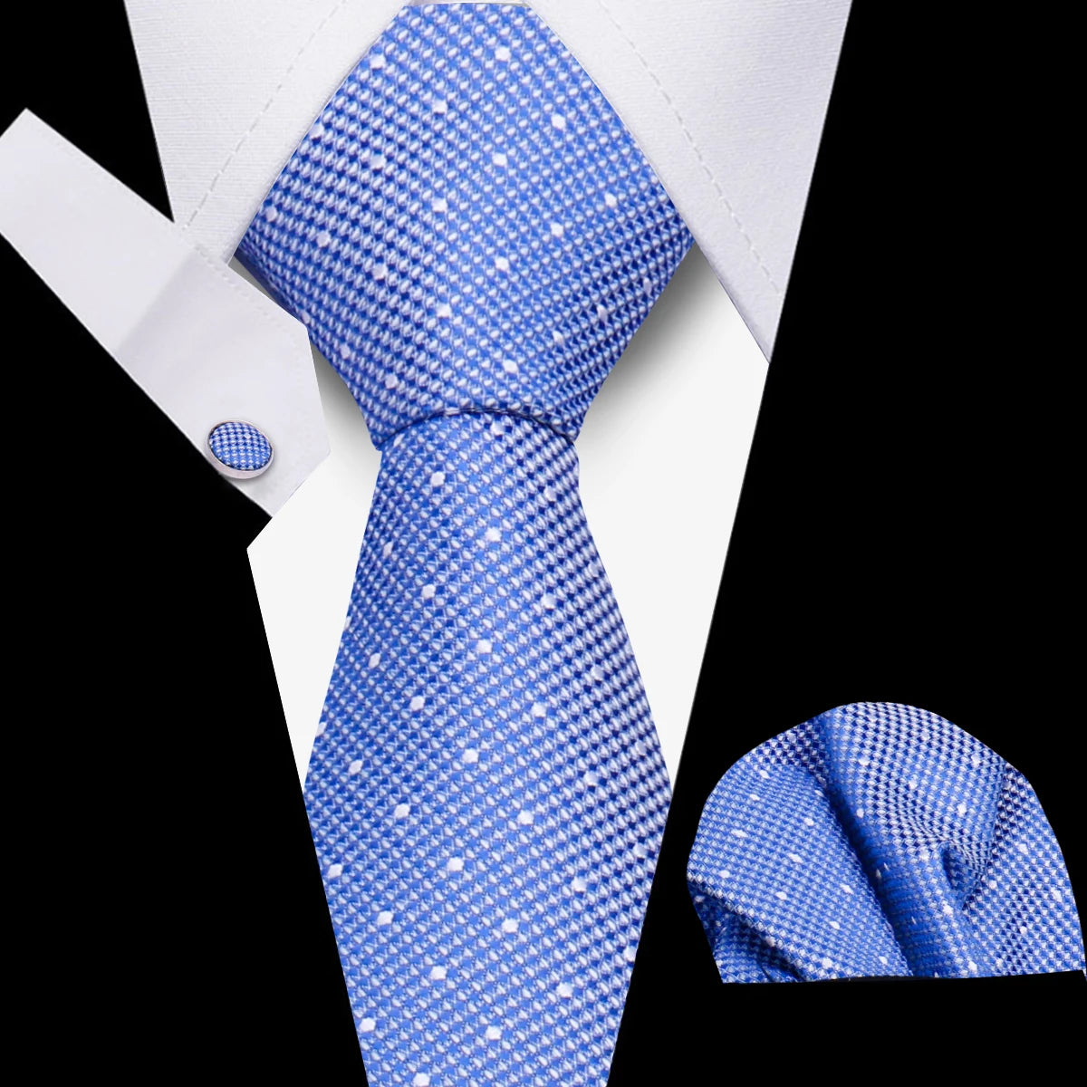 Coffret cravate homme, pochette et boutons – CLEVI Paris