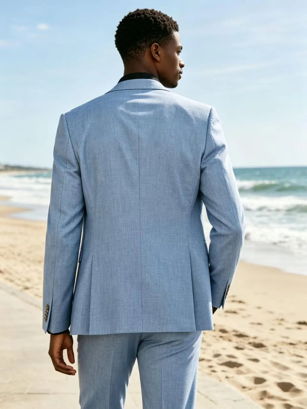 Costume Homme Lin Évasé 2 Pièces – CLEVI Paris