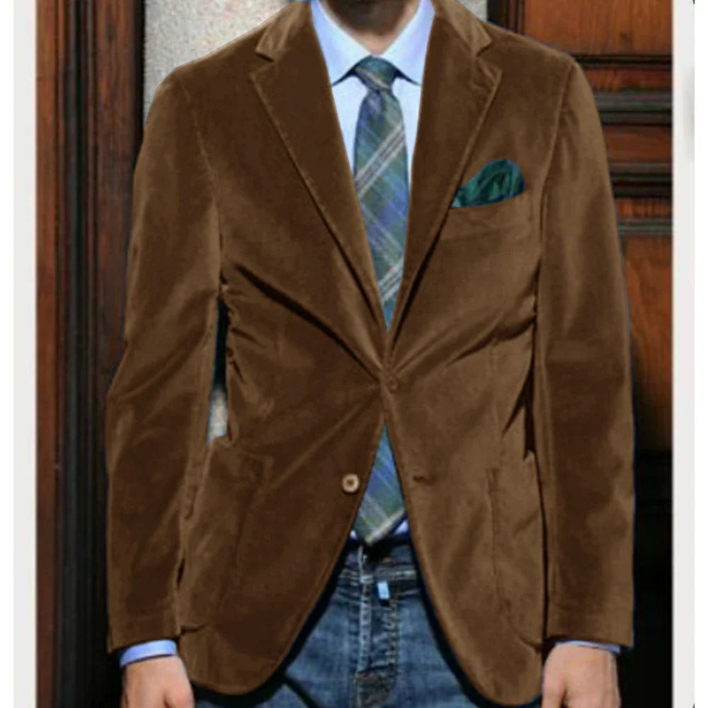 Costume Homme Velours 2 Pièces – CLEVI Paris