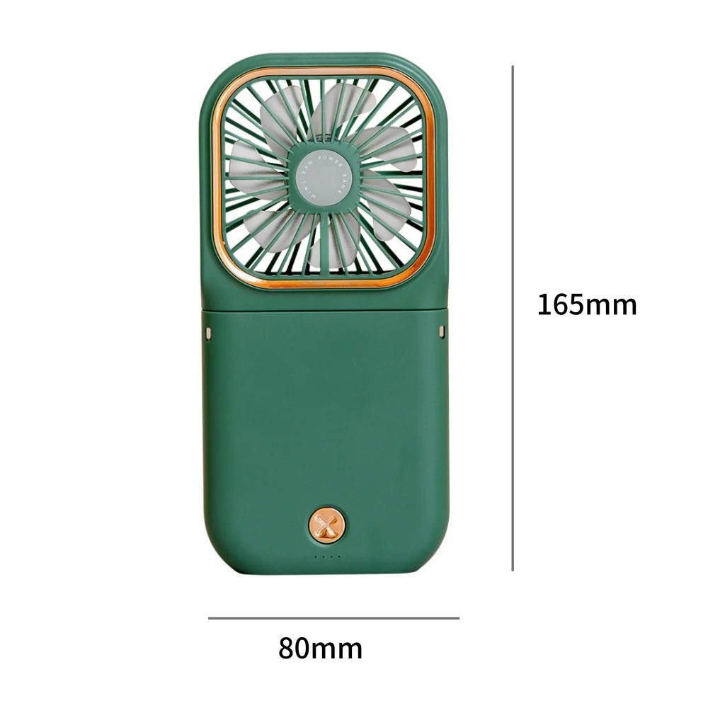 Ventilateur de cou portable rechargeable 3000 mAh – CLEVI Paris