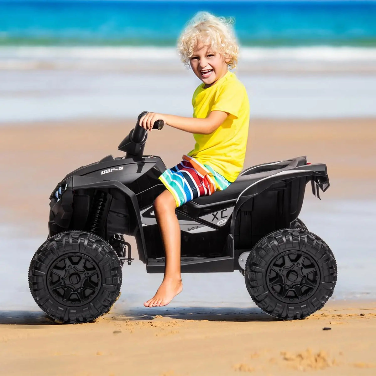 Quad électrique enfant 12 V avec télécommande – CLEVI Paris